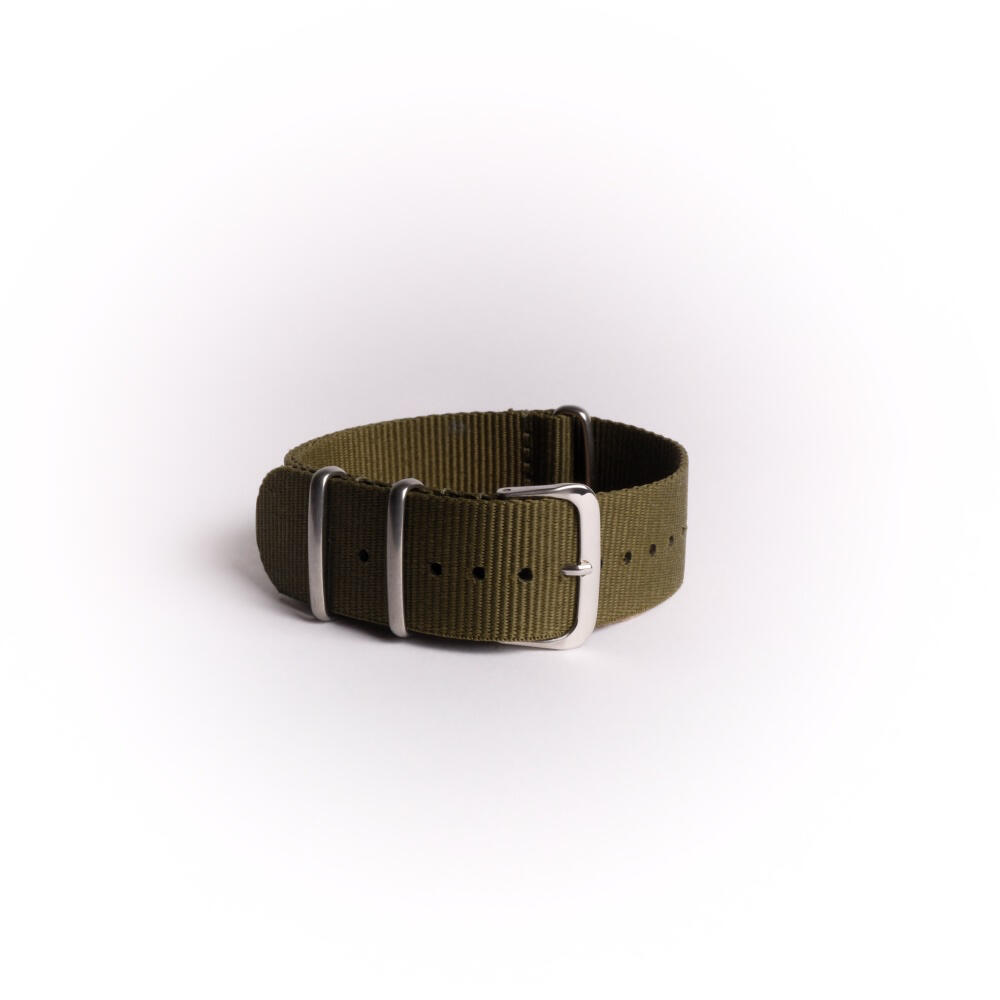 NATO Uhrenarmband Olivgrün 20mm Nylon
