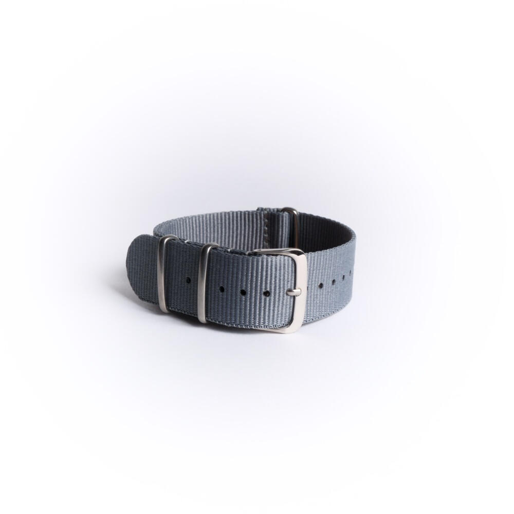 NATO Uhrenarmband Schiefergrau 20mm Nylon